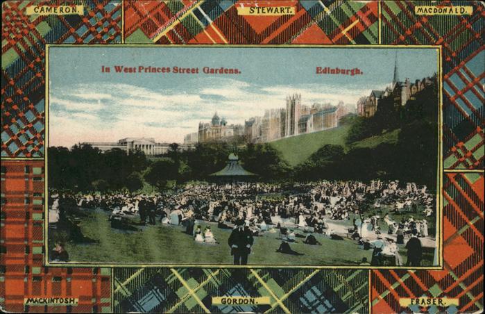 Edinburgh Scotland Princess Street Gardens