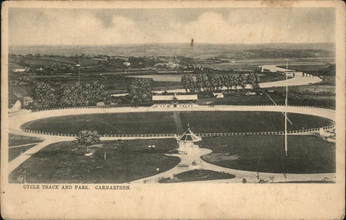 Carmarthen Town Carmarthenshire Cycle Track Park