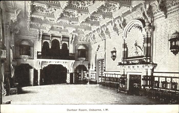 Osborne Isle of Wight Durbar Room