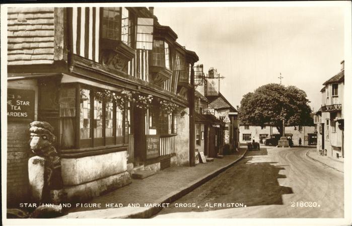 Alfriston tar inn and Figure Head Market Cross