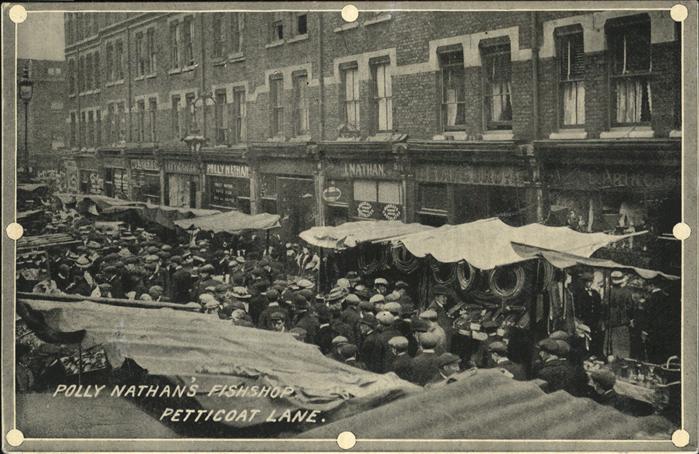 London Polly Nathans Fishshop Petticoat Lane