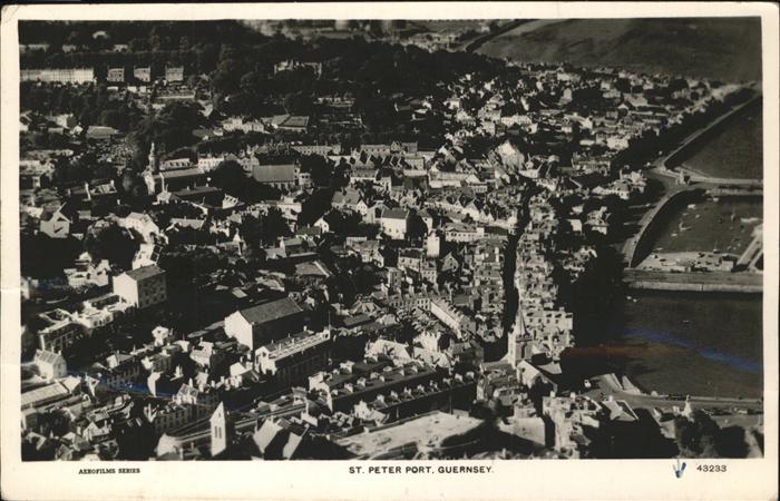 Guernsey Channel Islands St. Peter Port Fliegeraufnahme