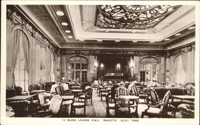 Southampton Class Lounge R.M.S. Majestic