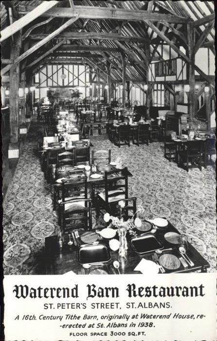 St Albans Waterend barn Restaurant