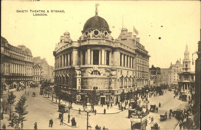 London Gaiety Theatre Strand