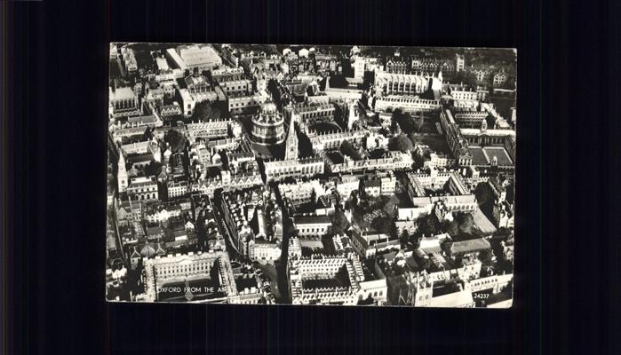 Oxford Oxfordshire From The Air