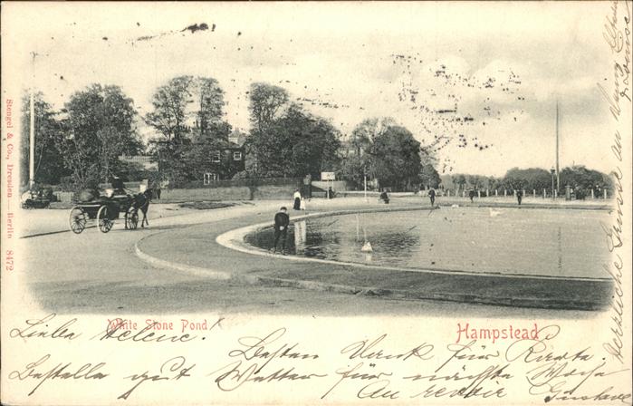 Hampstead UK White Stone Pond
