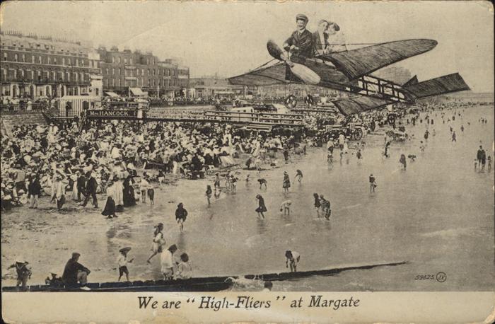Margate UK Beach High Fliers