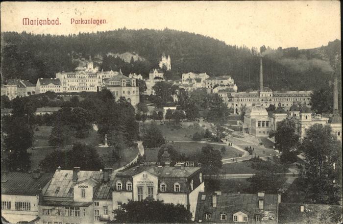 Marienbad Tschechien Boehmen Parkanlagen Böhmen