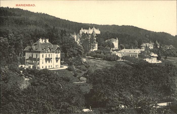 Marienbad Tschechien Boehmen Teilansicht Böhmen