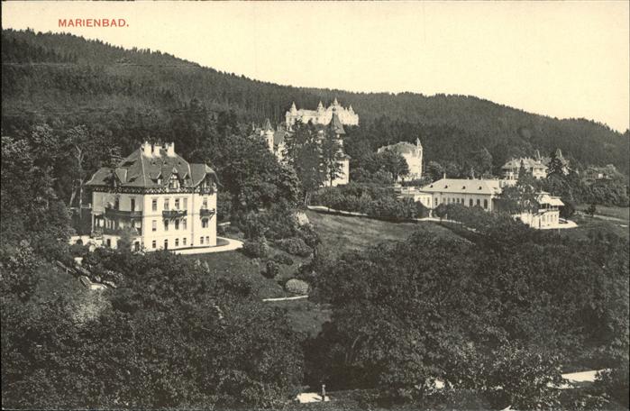 Marienbad Tschechien Boehmen Teilansicht Böhmen