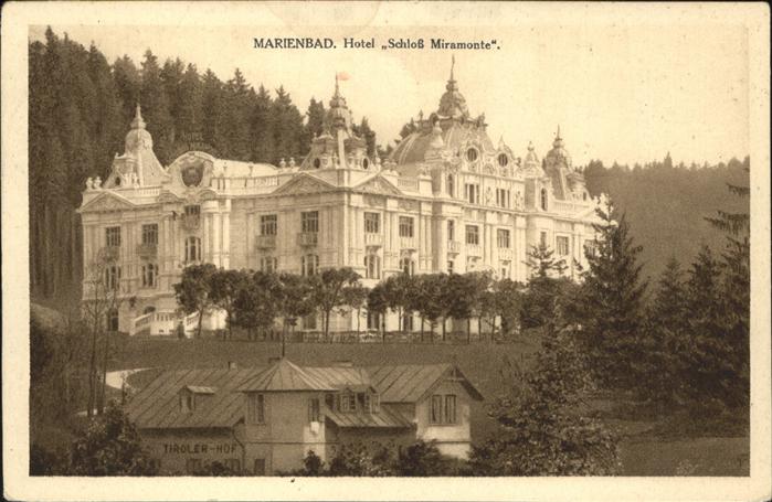 Marienbad Tschechien Boehmen Hotel Schloss Miramonte Böhmen