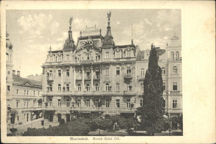 Marienbad Tschechien Boehmen Grand Hotel Ott Böhmen