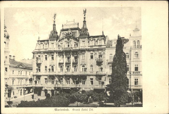 Marienbad Tschechien Boehmen Grand Hotel Ott Böhmen