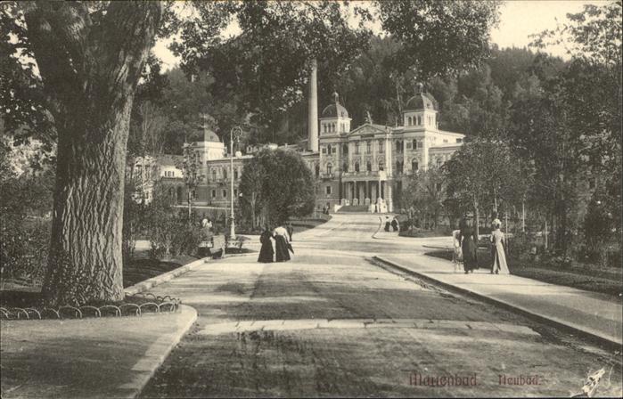 Marienbad Tschechien Boehmen Neubad Park Böhmen