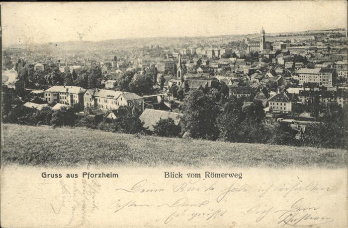 Pforzheim Blick vom Römerweg