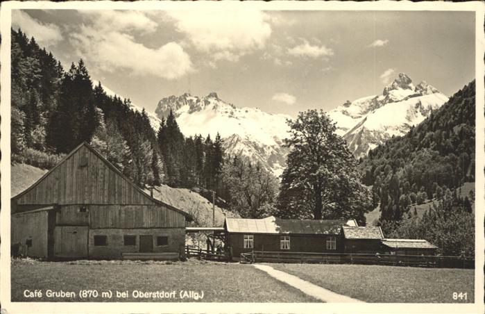 Gruben Oberstdorf Cafe Gruben