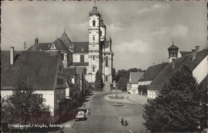 Ottobeuren Marktplatz mit Basilika