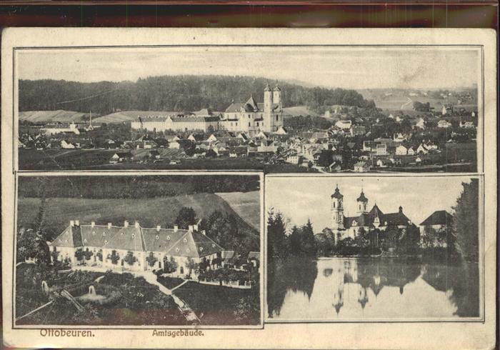 Ottobeuren Totalansicht Amtsgebäude Basilika