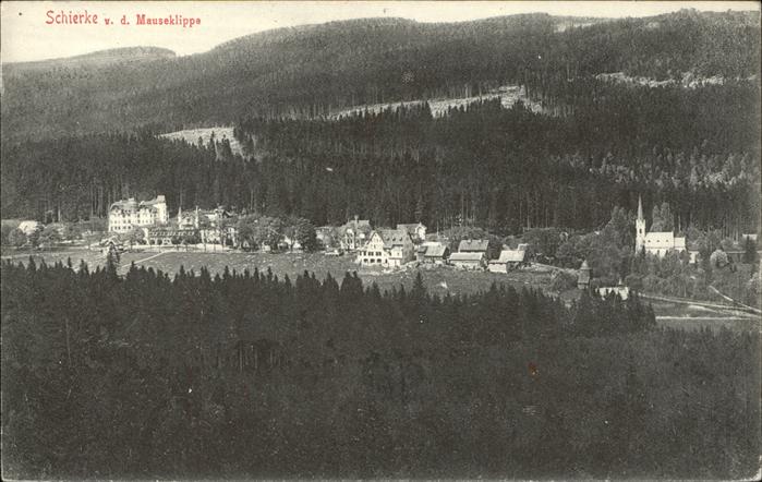 Schierke Harz Blick von der Mausklippe