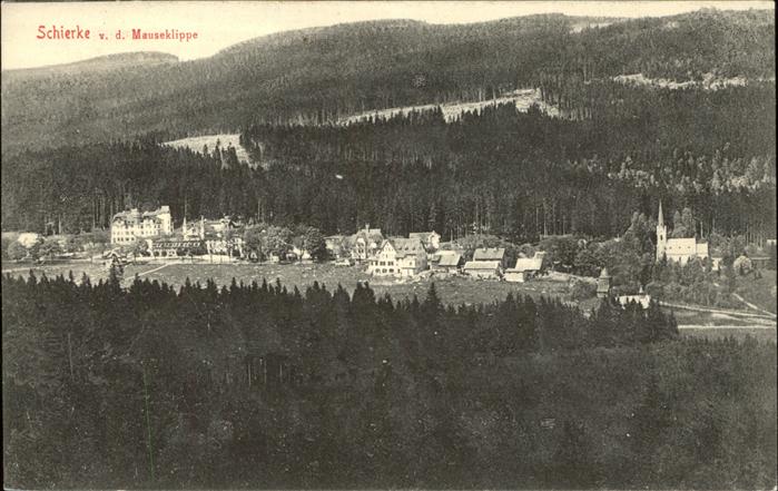 Schierke Harz Blick von der Mauseklippe