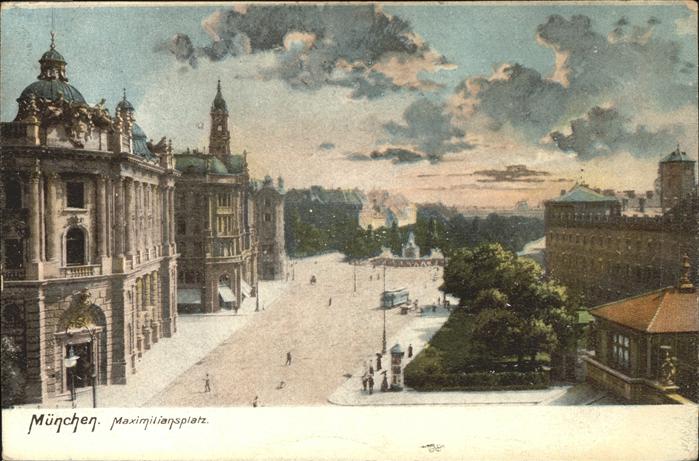 Muenchen Bayern Maximiliansplatz