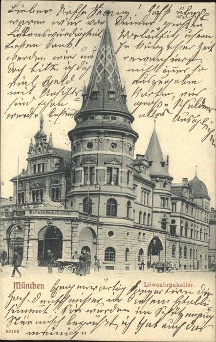 Muenchen Bayern Loewenbraeukeller