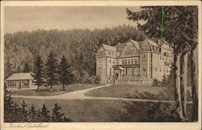 Ilmenau Thueringen Kurhaus Gabelbach