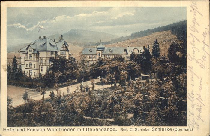 Schierke Harz Hotel Pension Waldfrieden mit Dependanc