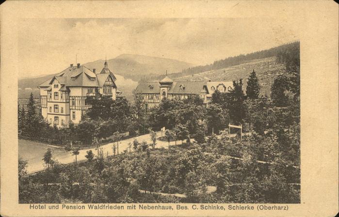 Schierke Harz Hotel und Pension Waldfrieden mit Neben