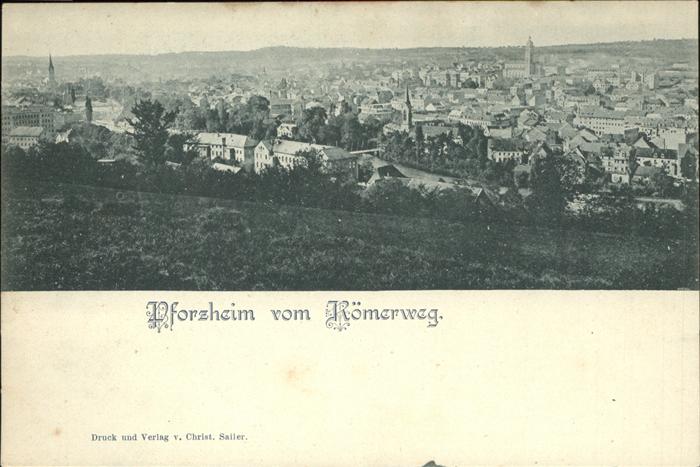 Pforzheim Blick vom Römerweg