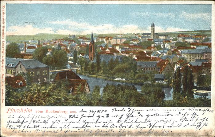 Pforzheim Blick vom Buckenberg