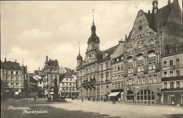 Pforzheim Marktplatz Brunnen