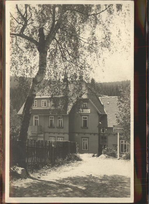 Schierke Harz Fremdenheim Waldburg