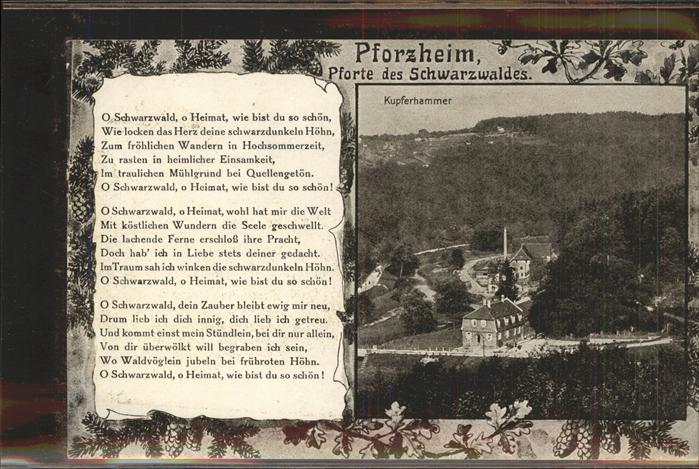 Pforzheim Kupferhammer Gedicht