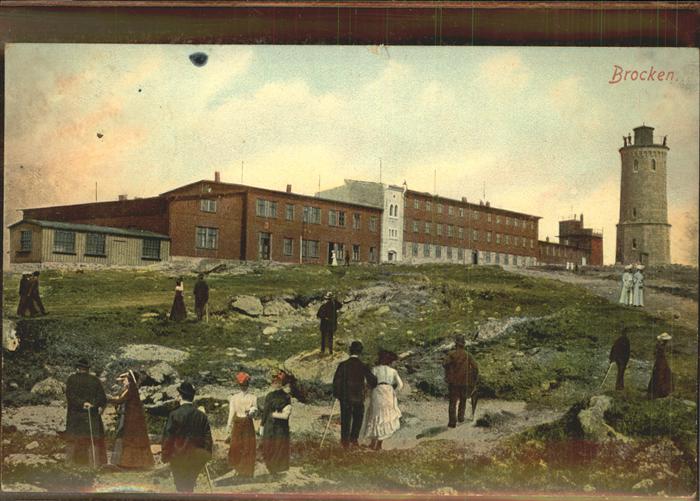 Brocken Harz Brockenhaus mit Wetterwarte