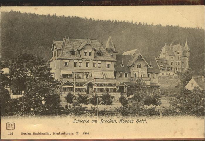 Schierke Harz Hoppes Hotel