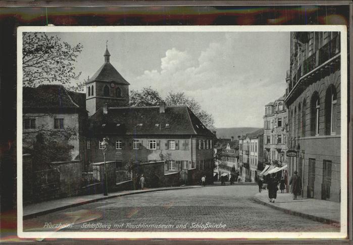 Pforzheim Schlossberg mit Reuchlinmuseum und Schl