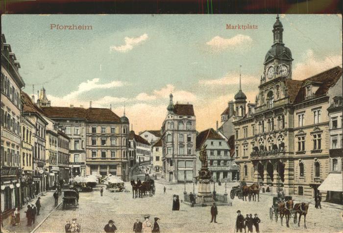 Pforzheim Partie am Marktplatz