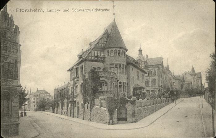 Pforzheim Ecke Lamey und Schwarzwaldstrasse
