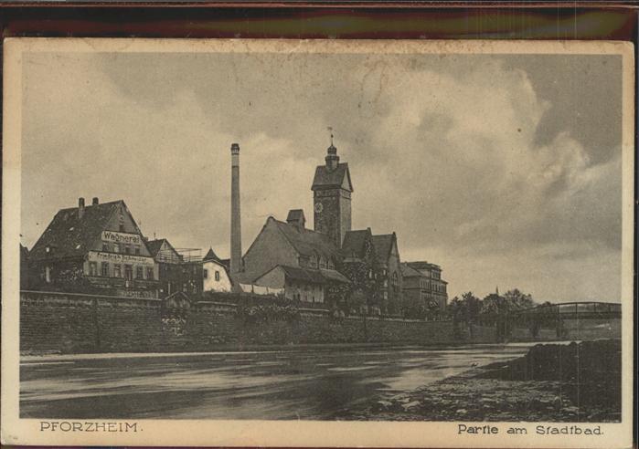Pforzheim Partie am Stadtbad