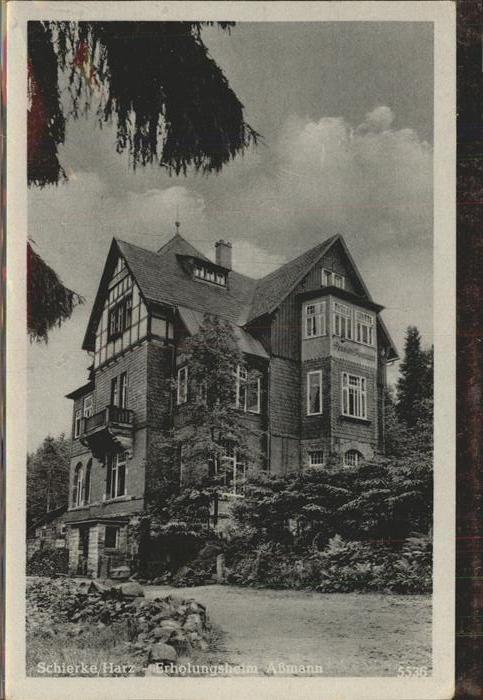 Schierke Harz Erholungsheim Assmann