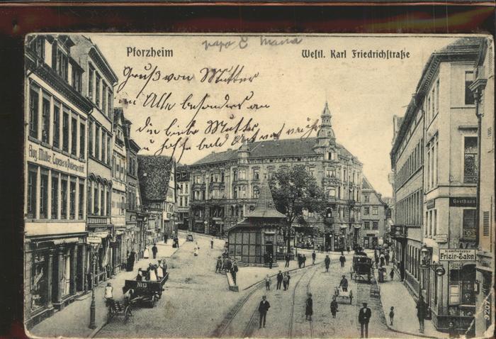 Pforzheim Westl Karl Friedrich Strasse