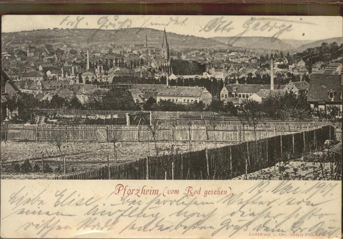 Pforzheim Blick vom Rod