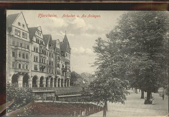 Pforzheim Arkaden und Au Anlagen