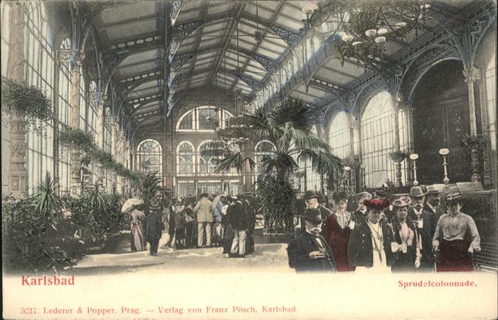 Karlsbad Eger Sprudelkolonnade