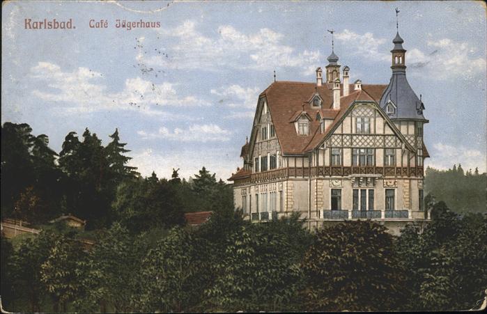Karlsbad Eger Cafe Jägerhaus