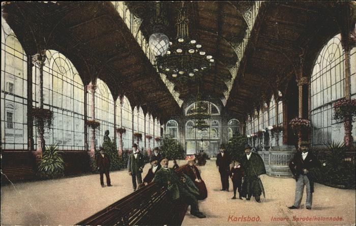 Karlsbad Eger Innere Sprudelkolonnade
