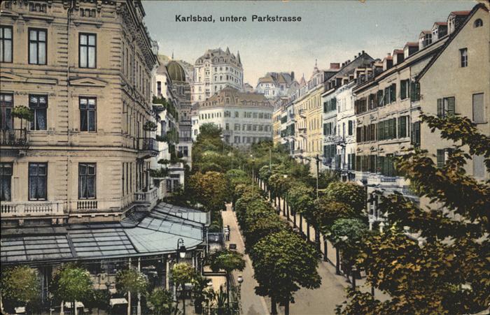 Karlsbad Eger untere Parkstrasse