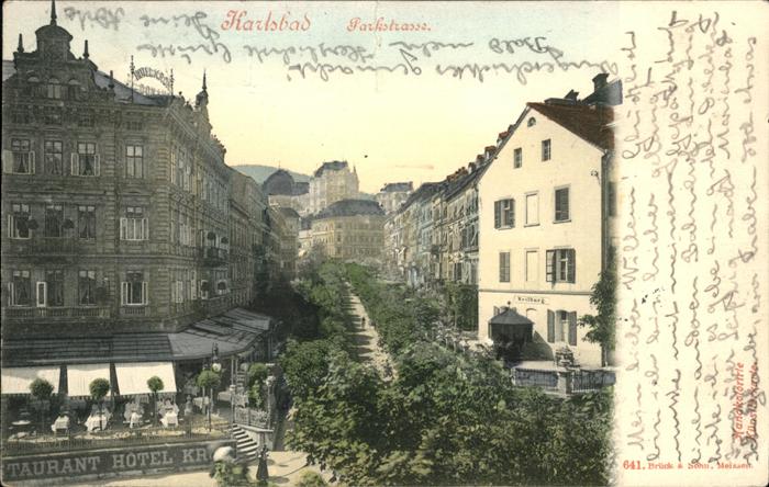 Karlsbad Eger Parkstrasse